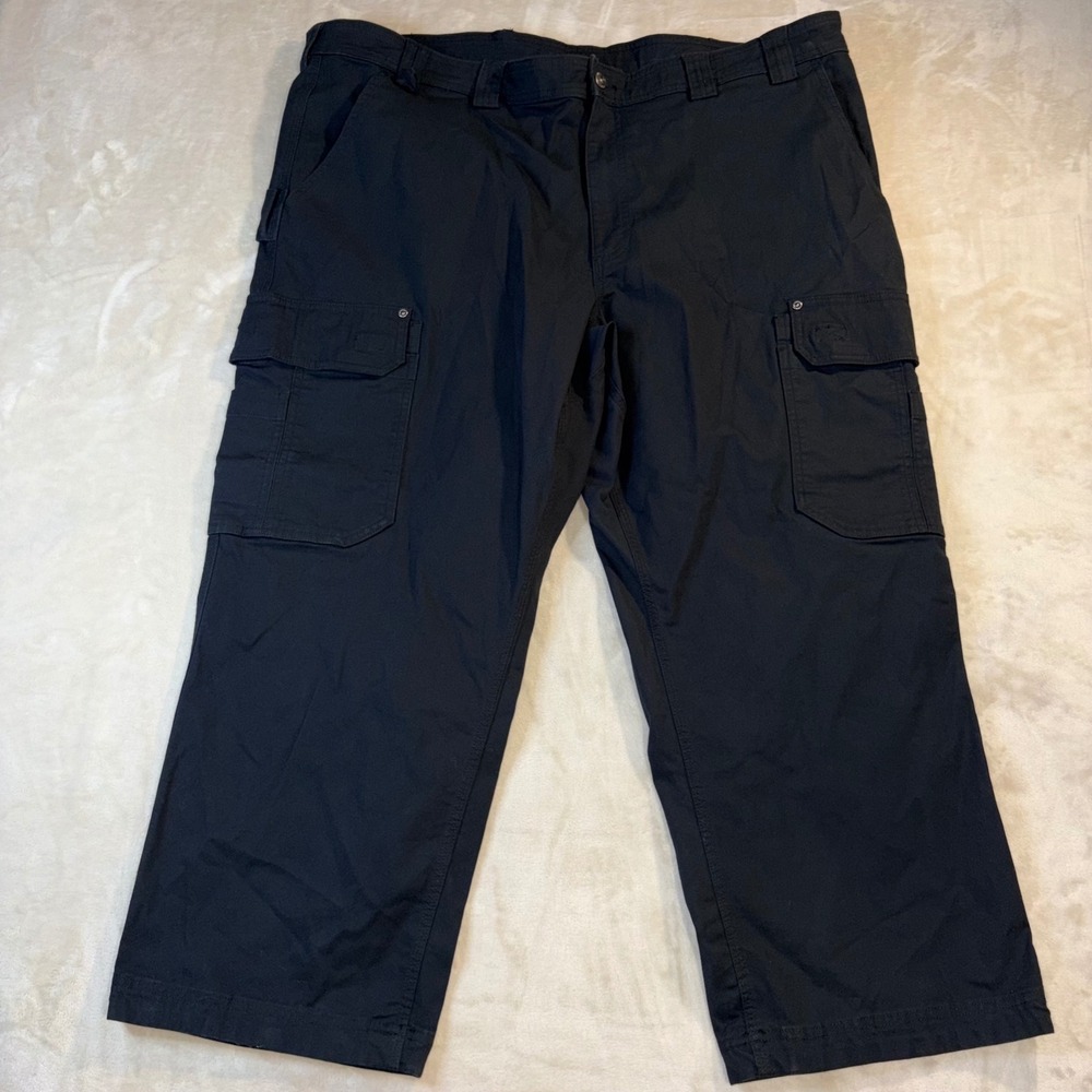 Duluth Trading Co DuluthFlex Fire Hose Cargo Pants Black 46x28 Relaxed Fit